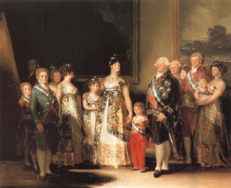 Francisco de goya y Lucientes Family of Charles IV France oil painting art